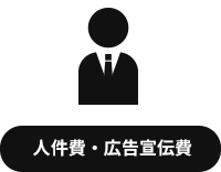 人件費・広告宣伝費