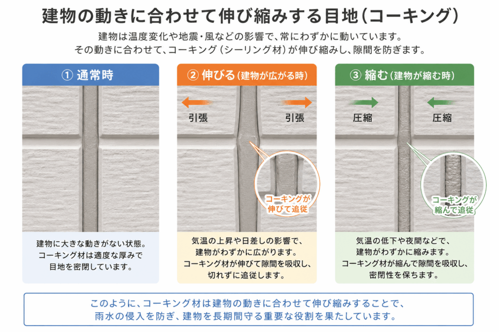 外壁塗装 屋根塗装 和歌山市 海南市 岩出市 紀の川市 コーキング 目地について