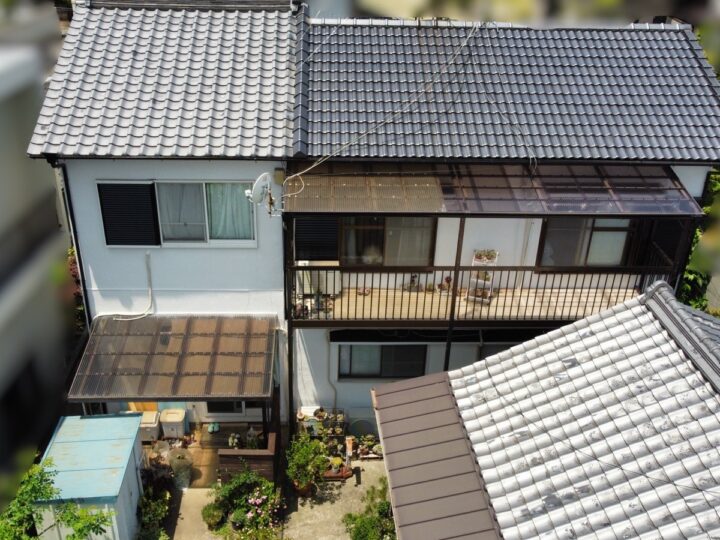 【和歌山市】N様邸<br>『外壁はピュアホワイトのワントーン、アクセントのタイル部にクリヤー塗料を施工し上品な仕上がりに…✧₊°』