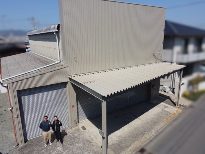 【和歌山市】S様所有倉庫<br>『ライトグレー系のシンプルなワントーンで、落ち着きながらも光り輝くような仕上がりに…✧₊°』