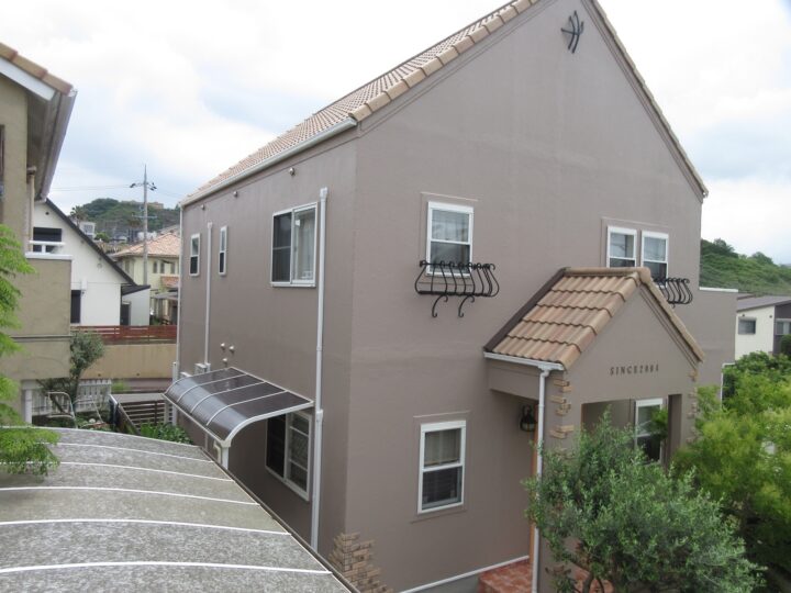 【和歌山市】　T様邸<br>『ローズブラウンの外壁が温もり感溢れる印象の素敵な仕上がりに…✧₊°』