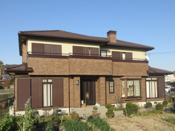 【和歌山市】　M様邸<br>『リーフグリーンの外壁が落ち着いたの素敵な仕上がりに…✧₊°』インテグラルコート塗布