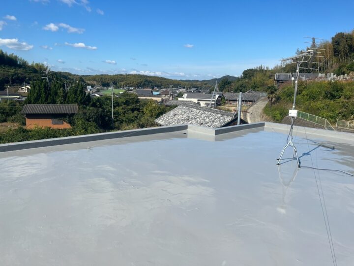 【和歌山市】　Ｋ様邸<br>『ウレタン防水工事で防水性に優れた素敵な仕上がりに…✧₊°』