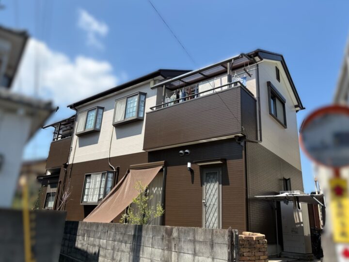 【和歌山市】W様邸<br>『1階と2階で明るさの違うブラウン系の色で、重厚感のある落ち着いた風合いの仕上がりに…✧₊°』