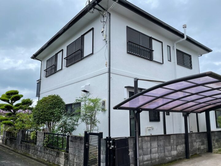 【紀の川市】　O様邸<br>『シルバーホワイトの外壁が美しい新築の様な素敵な仕上がりに…✧₊°』
