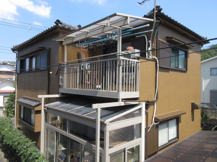 【和歌山市】　S様邸<br>『セピアベージュの外壁で鮮やかでポップな印象の素敵な仕上がりに…✧₊°』