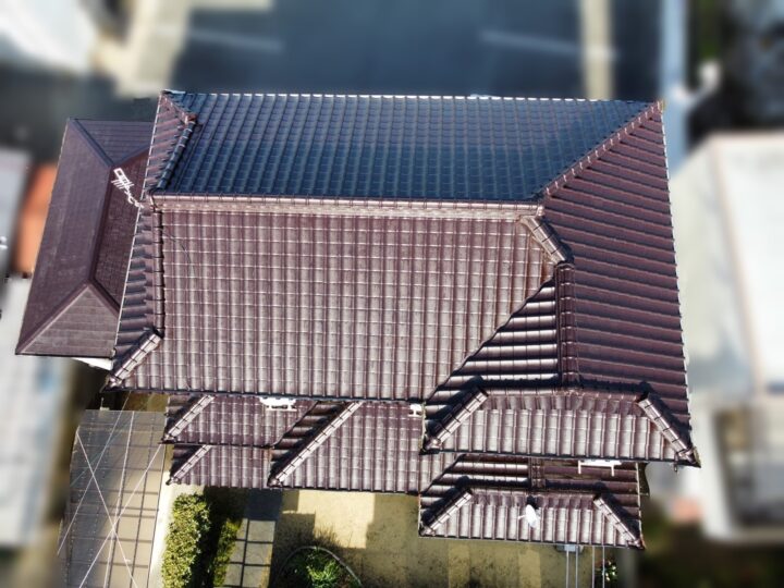 【和歌山市】　K様邸<br>『外壁はダスキッシュグレージュとフォーングレージュの2色仕上げ、屋根はコーヒーブラウンで優しい色合いの仕上がりに…✧₊°』
