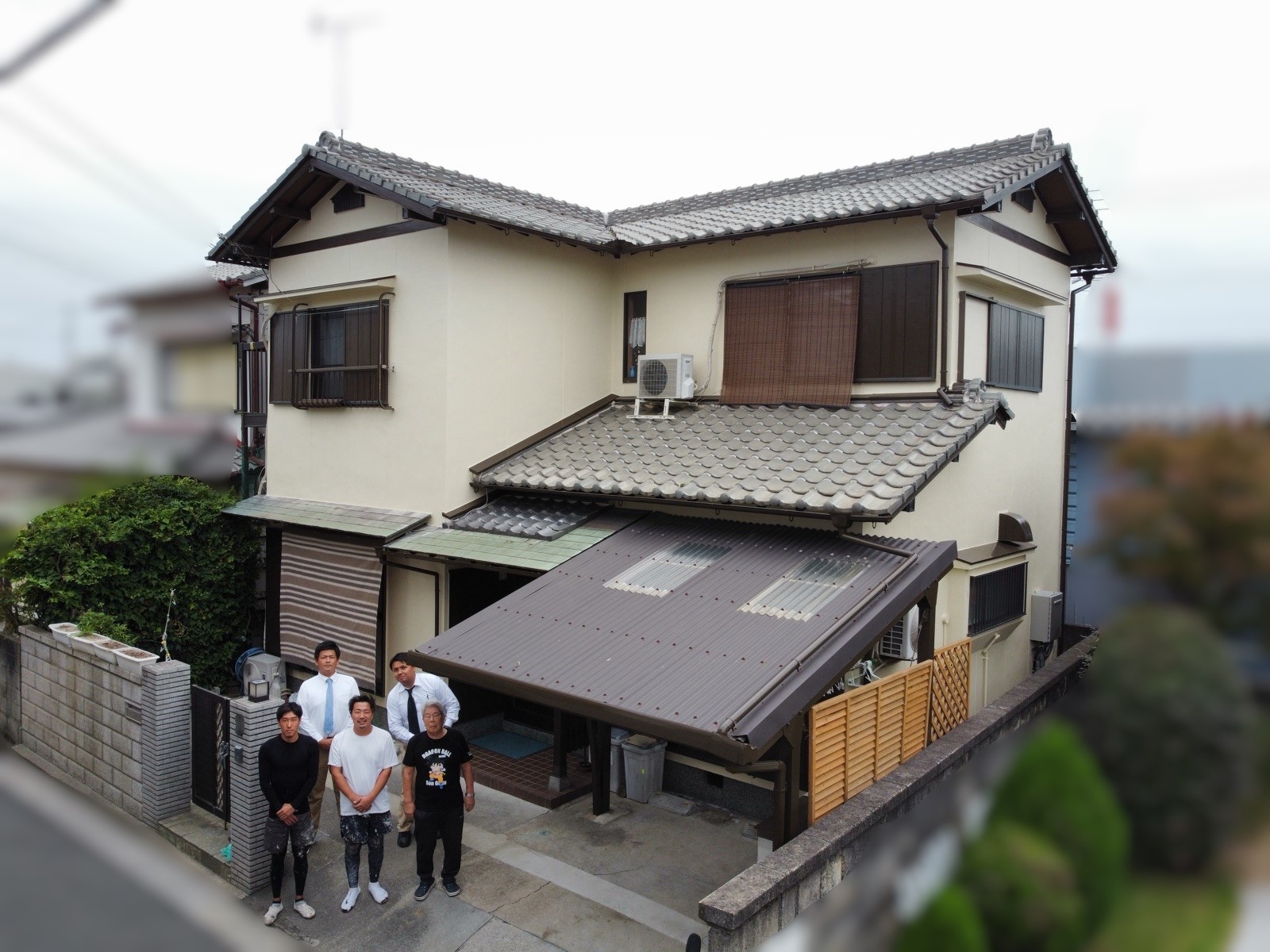 【和歌山市】T様邸『明るい印象を与えてくれるライトイエロー系のお色で外壁を塗り替えることで、温かい雰囲気の仕上がりに…✧₊°』