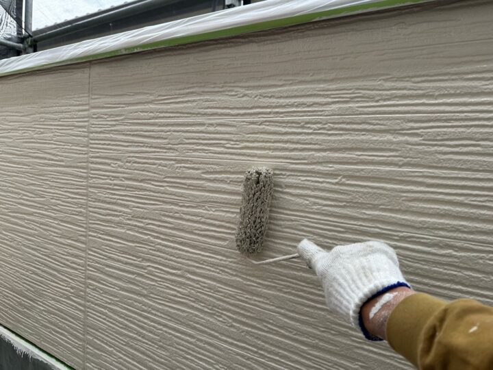 外壁(上塗り2回目)