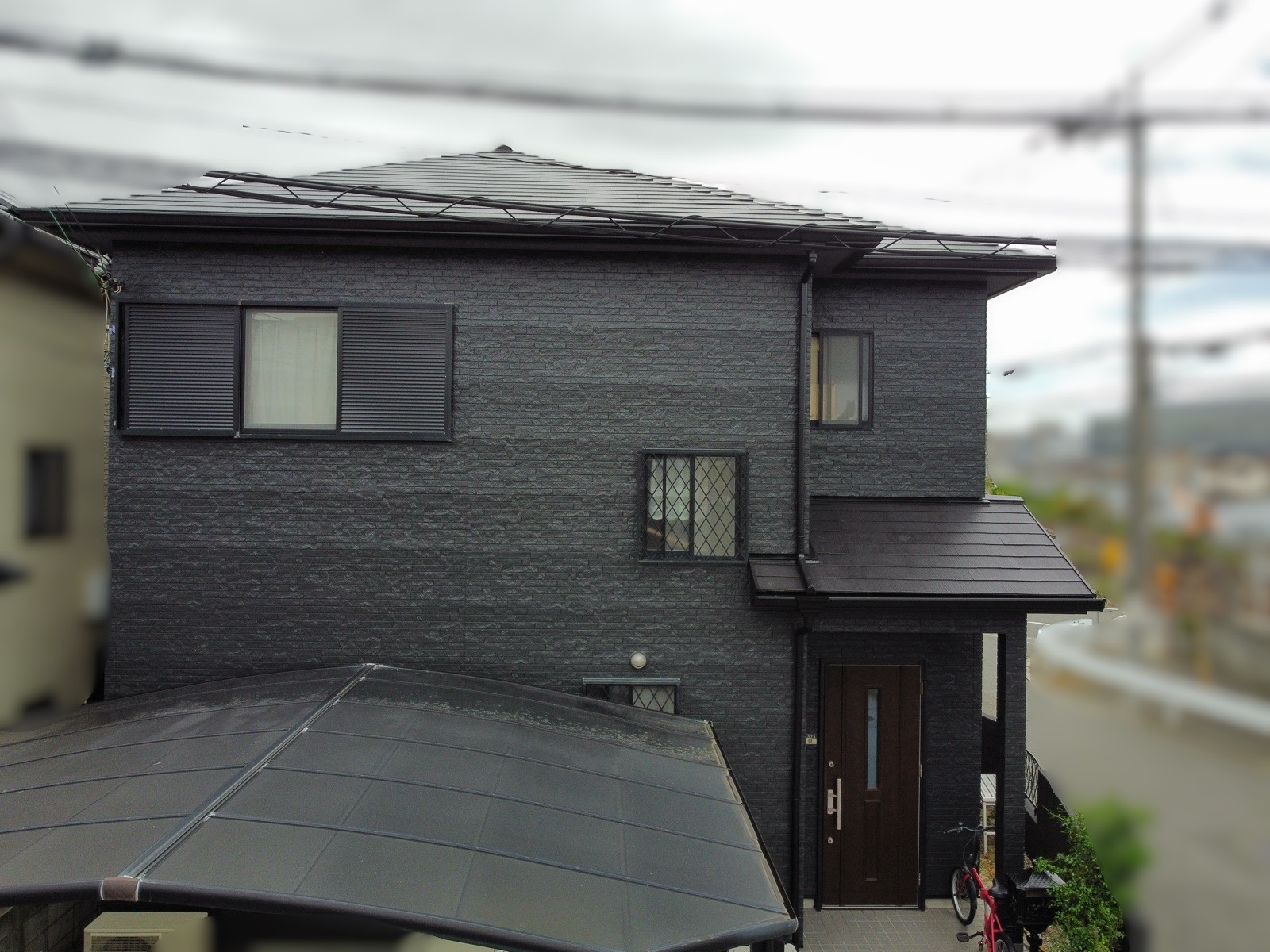 【和歌山市】S様邸『重厚かな触れるデュープグレー系の外壁をコーティング剤で保護することで、長期にわたってお家を保護する素敵な仕上がりに…˖✧』Google口コミ数 1位の外壁塗装・屋根塗装・雨漏り専門店【外壁塗装 屋根塗装 和歌山市 エースペイント】🏠✨