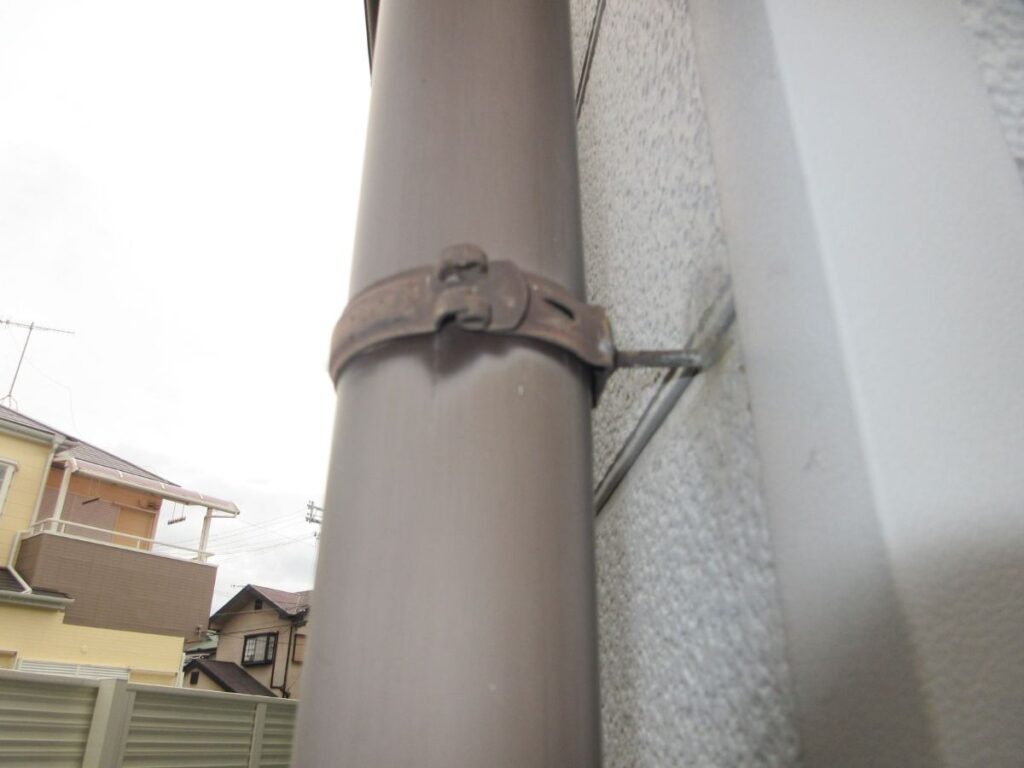 外壁塗装 屋根塗装 岩出市 M様邸 竪樋 施工前