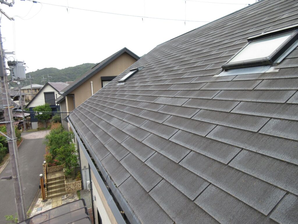 外壁塗装 屋根塗装 大阪府阪南市 N様邸 屋根2