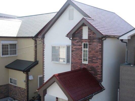 和歌山市密着の外壁塗装・屋根塗装専門店エースペイントの外壁の塗装と屋根の塗装　施工後