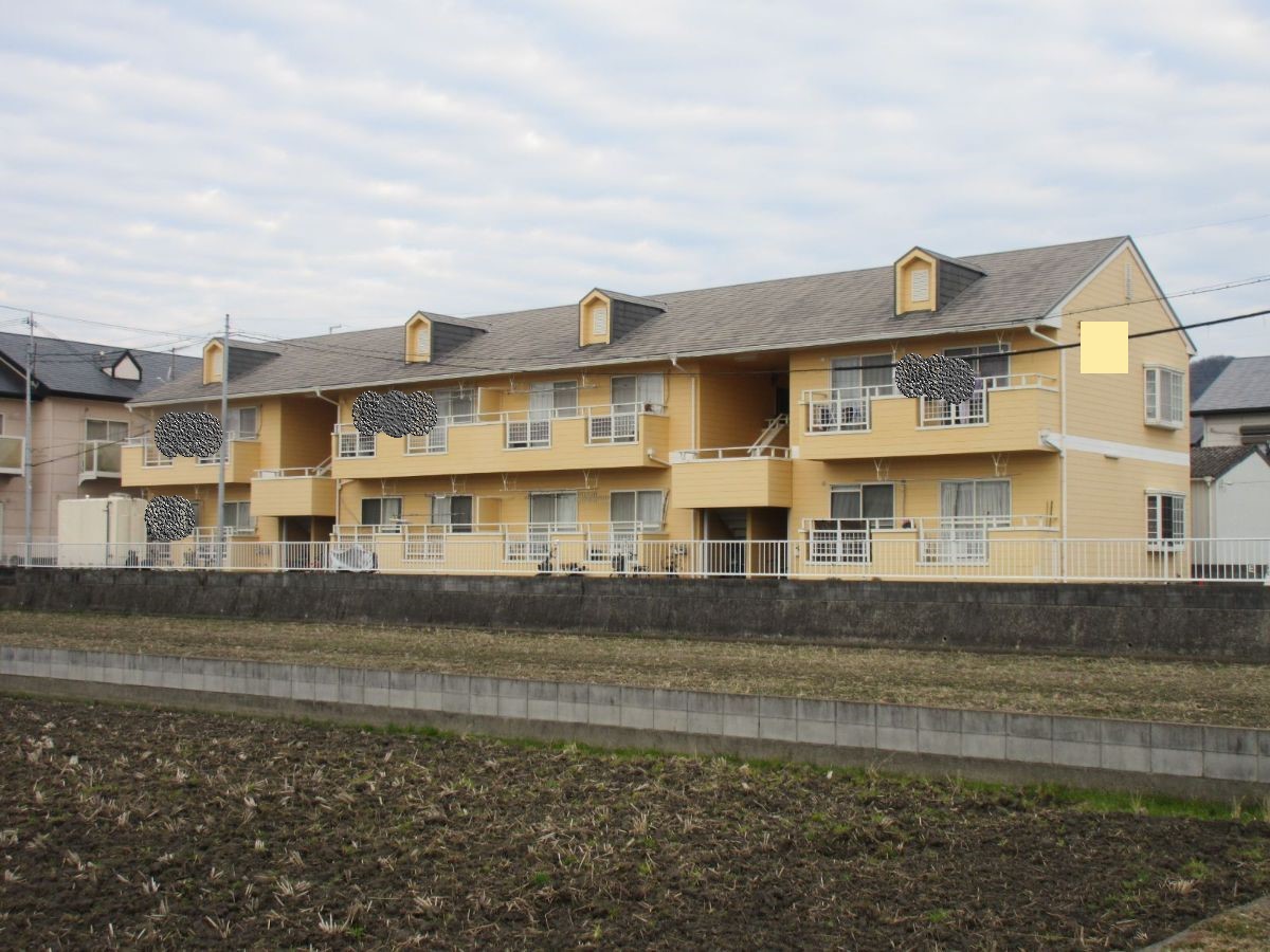 【和歌山市】直川*外壁塗装・屋根塗装K様邸ハイツ<br>『朱色の屋根に黄色の外壁が<br>可愛い素敵なハイツになりました♪』1