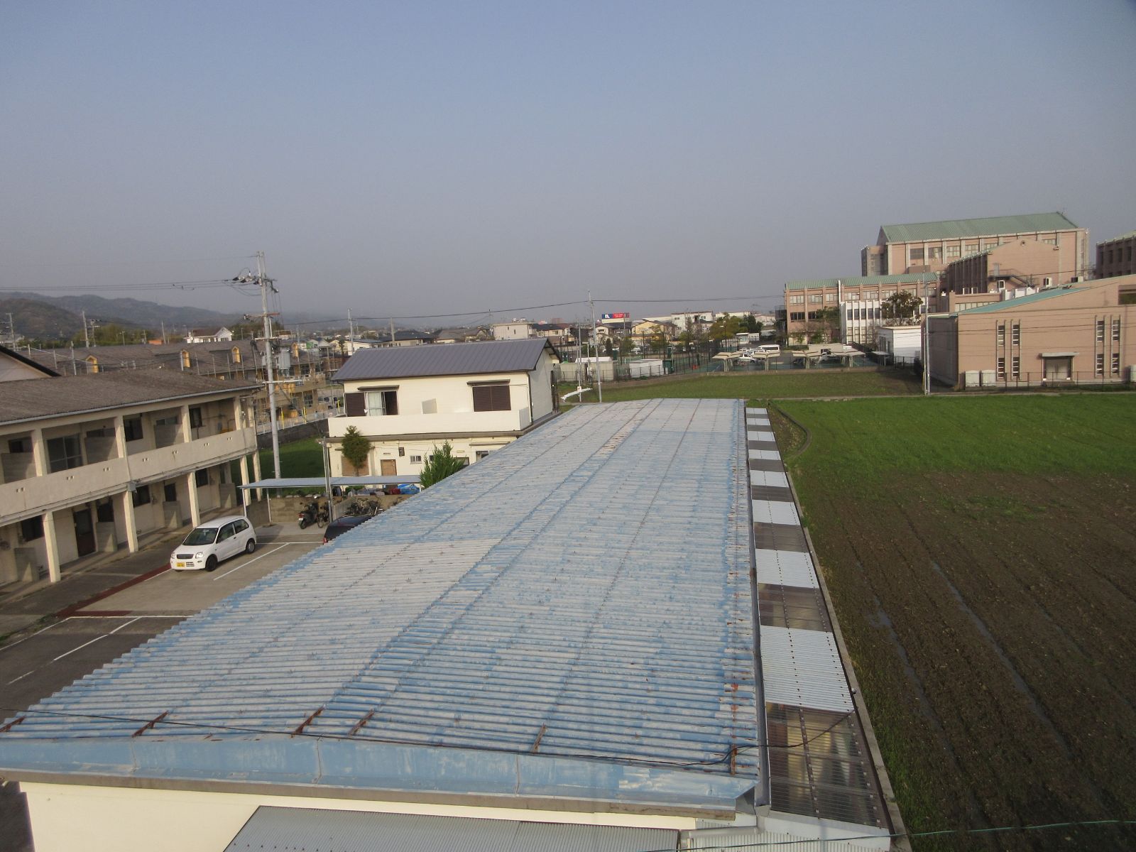 【和歌山市】屋根塗装・Y様アパート<br>『仕上がり性に優れ、高い光沢のある塗料で<br>鮮やかな緑色の屋根へ生まれ変わりました…✧₊°』1