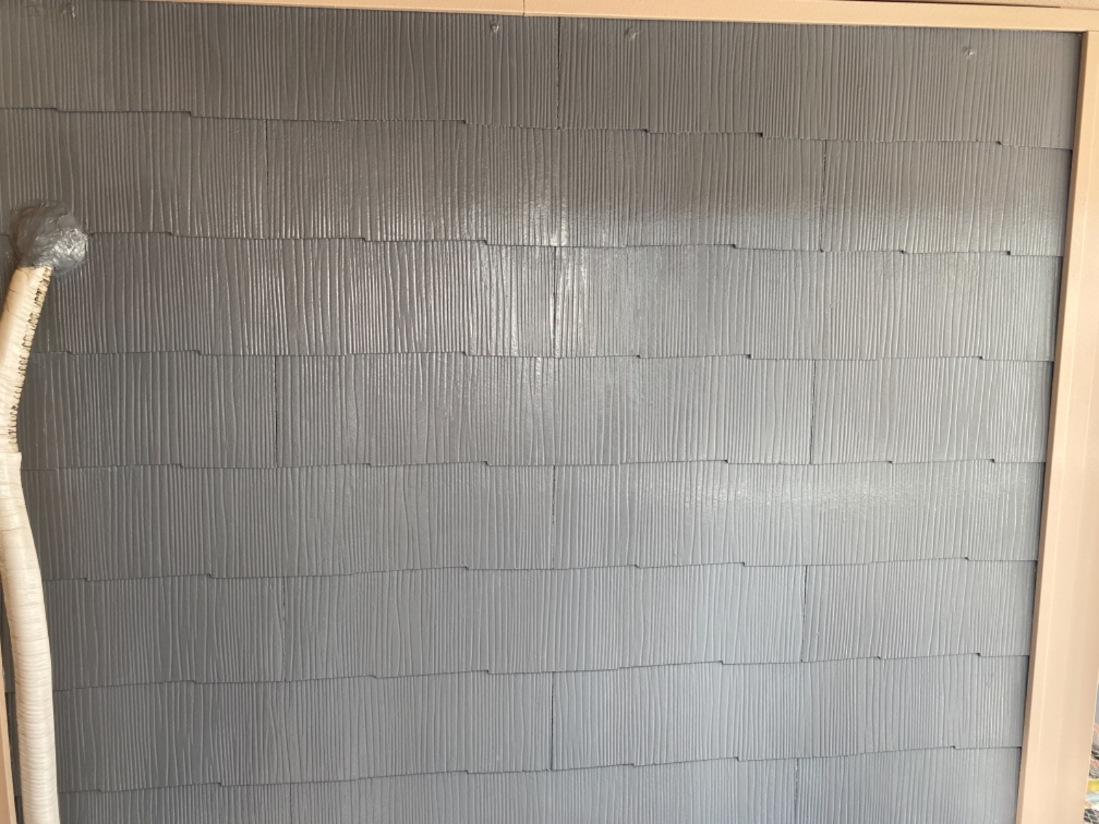 【和歌山市】Ｔ様邸　外壁・屋根塗装工事<br>『ピンクベージュの外壁でモダンに大変身した新築のような仕上がりに…✧₊°』インテグラルコート塗布10