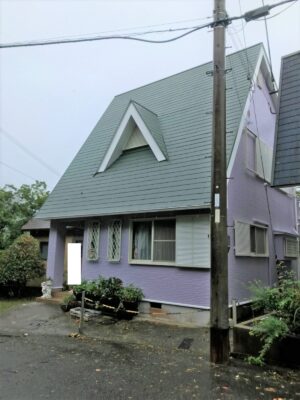 【和歌山市】O様邸<br>『ラベンダーの外壁にモスグリーンの屋根が可愛らしい素敵なお家に…✧₊°』