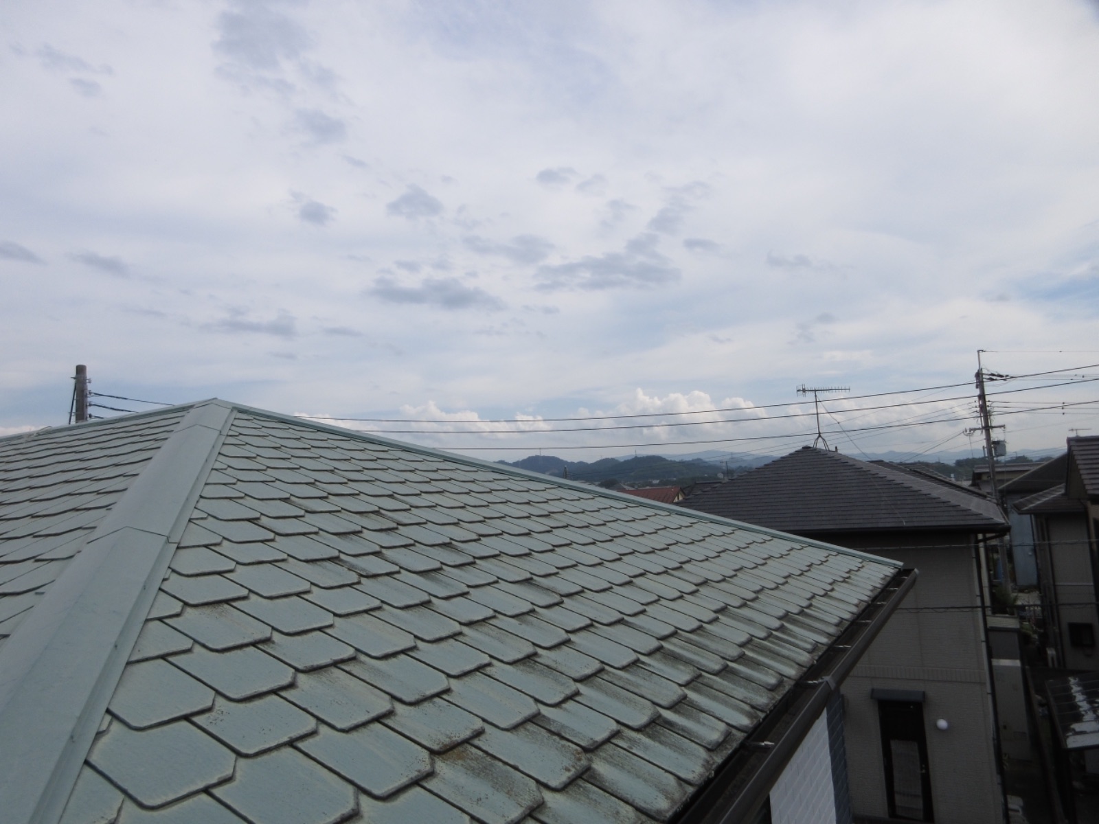 【紀の川市】　M様邸<br>『鮮やかなグリーンの屋根が青空に映える素敵なお家に….°˖✧*✧˖°』1