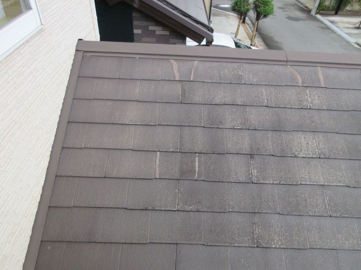 【和歌山市】　T様邸<br>『ドア・屋根と統一感を持たせたライトグリーンの外壁で優しい雰囲気溢れる仕上がりに✨』インテグラルコート塗布7