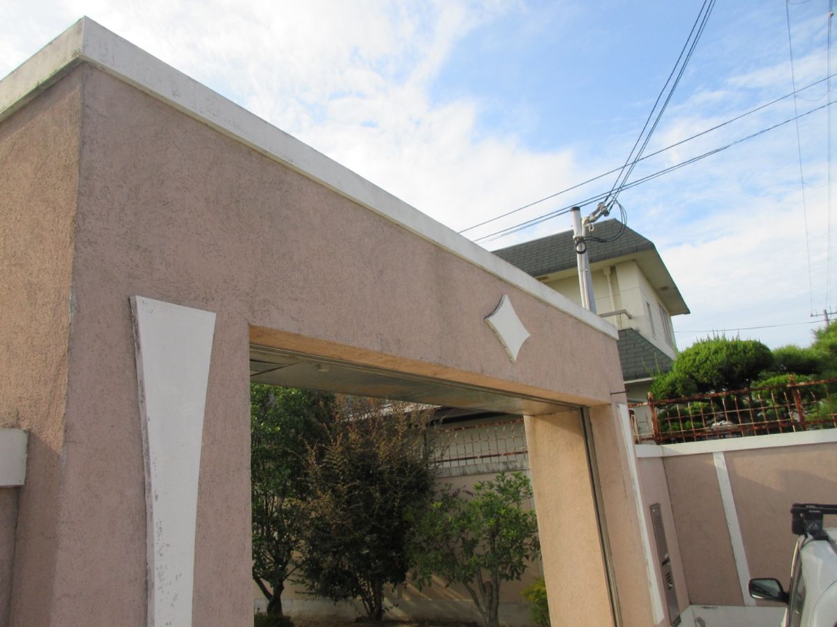 【和歌山市】 U様邸<br>『こだわりのローズピンクの擁壁が可愛らしい素敵な仕上がりに…✧₊°』1