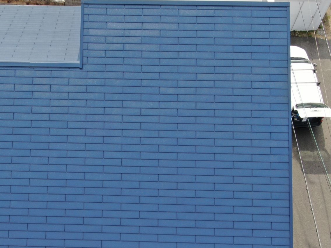 【和歌山市】　K様邸<br>『ブルー系のツートンカラーで仕上げた外壁にナスコンカラーの屋根で爽やかな印象のお家に…✧₊°』6