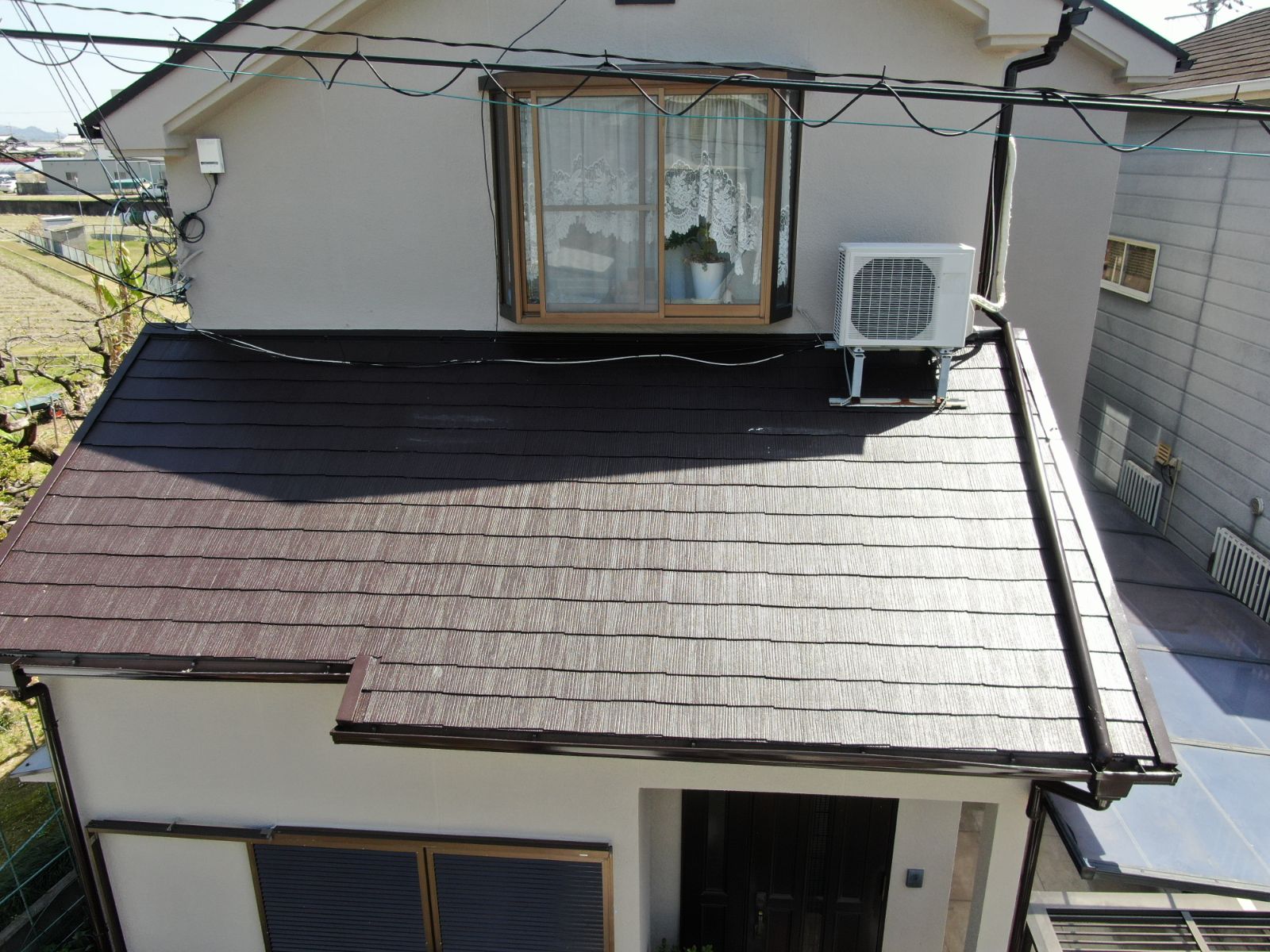 【岩出市】　Ｋ様邸<br>『人気色のベージュをあしらった外壁にブラウンの屋根が際立つ明るい印象の素敵なお家に…✧₊°』10