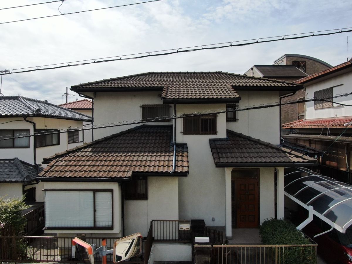 【和歌山市】　T様邸<br>『こだわりのダークグレージュで仕上げた屋根とグレージュの外壁がシックで素敵な仕上がりに…✧₊°』1