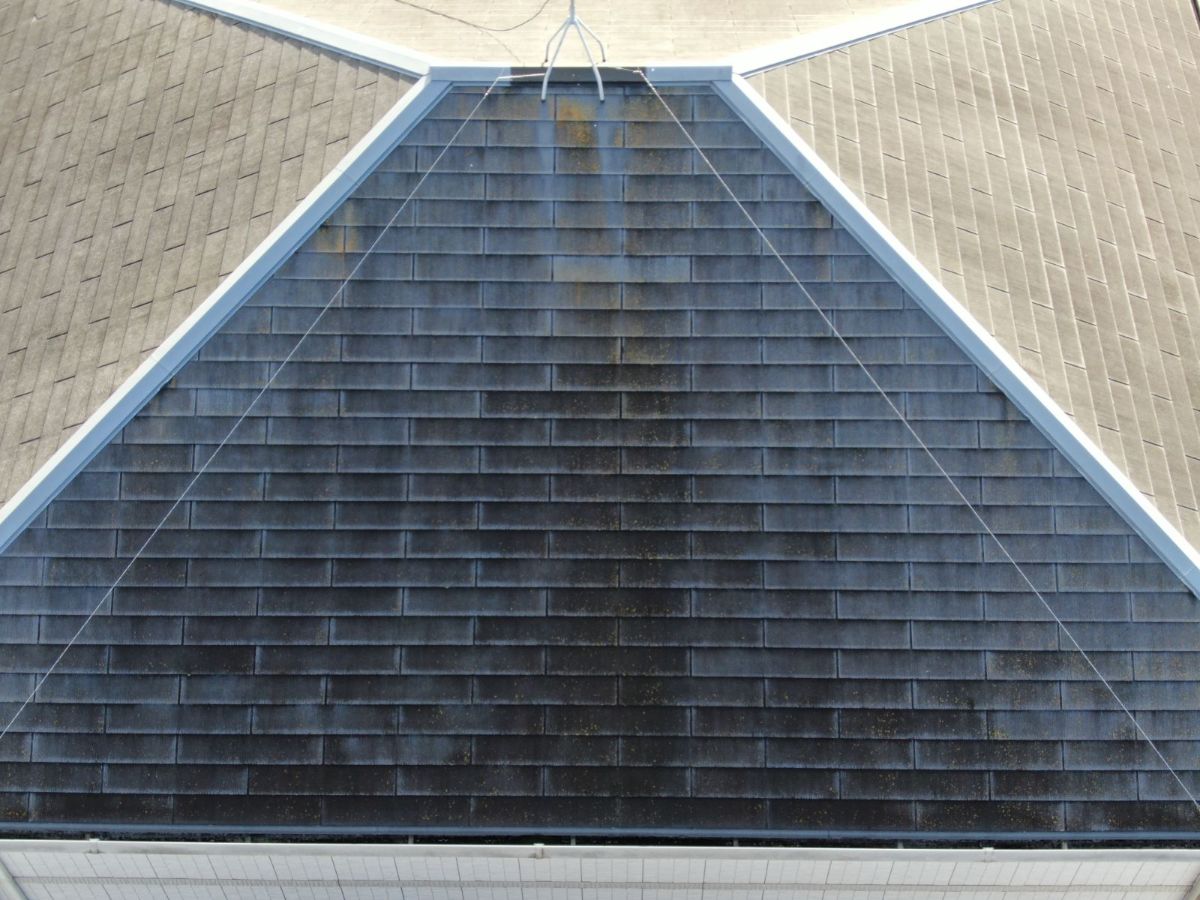 【海南市】　Ｋ様邸<br>『模様が際立つクリームホワイトの外壁にディープグレーの屋根が素敵な仕上がりのお家に…✧₊°』7