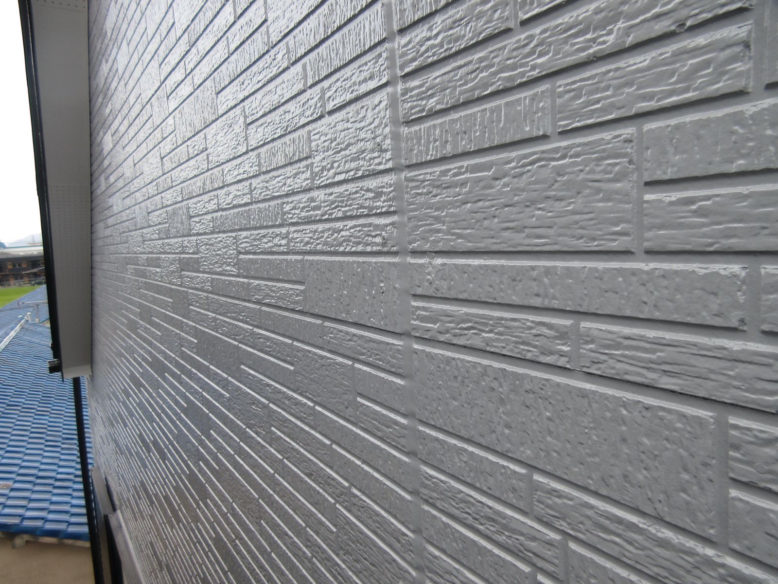 【和歌山市】　N様邸<br>『グレーで濃淡をつけた外壁がスタイリッシュで素敵な仕上がりに…✧₊°』ウルトラTOP塗布6