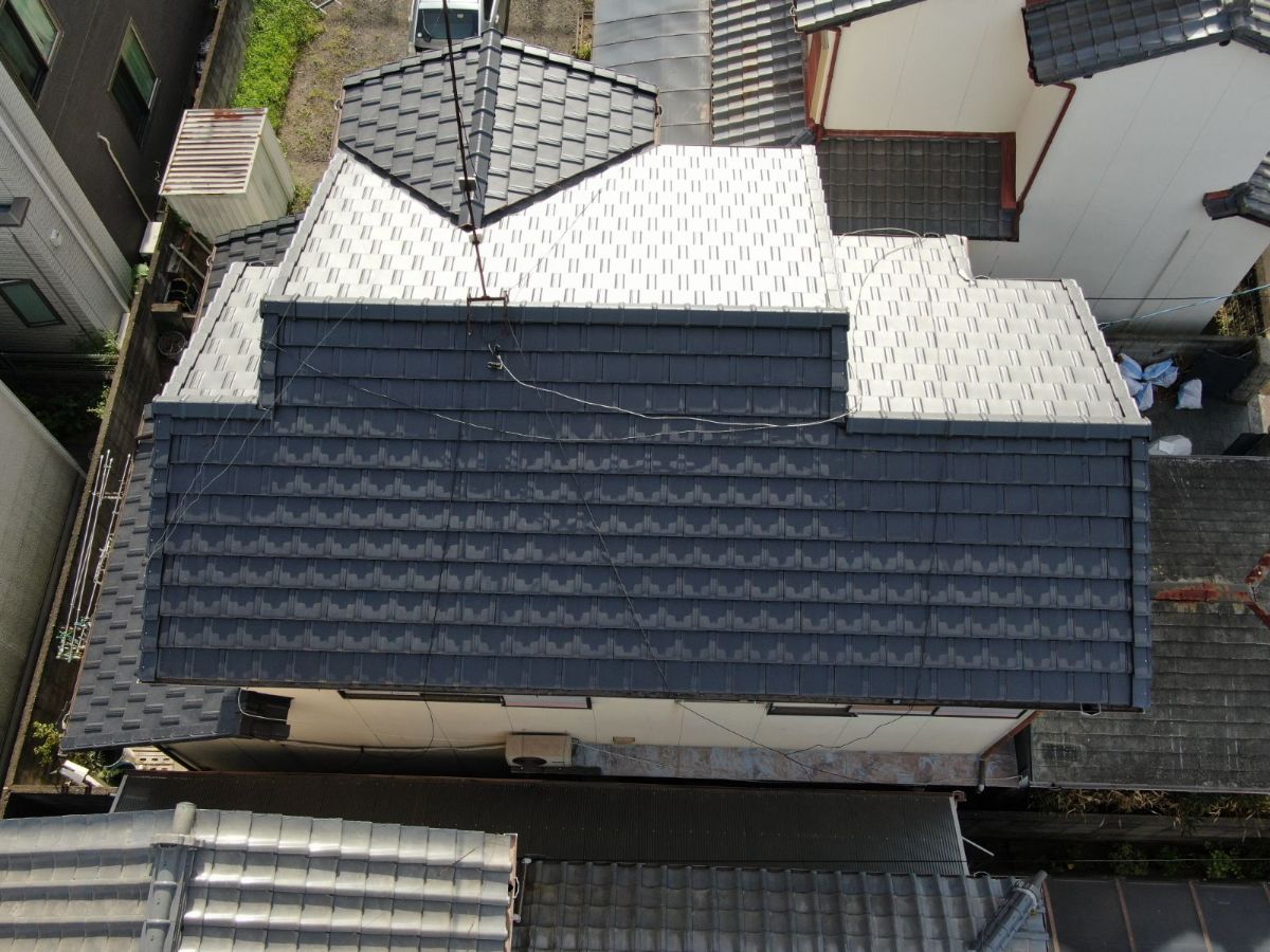 【和歌山市】　I様邸<br>『生まれ変わった屋根とベランダが雨漏り対策ばっちりの仕上がりに…✧₊°』4