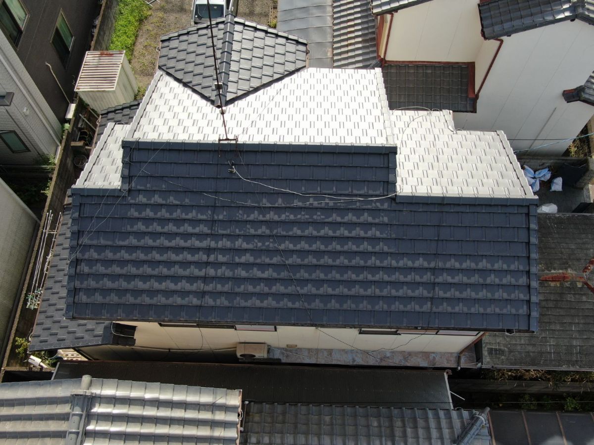 【和歌山市】 I様邸<br>『生まれ変わった屋根とベランダが雨漏り対策ばっちりの仕上がりに…✧₊°』4