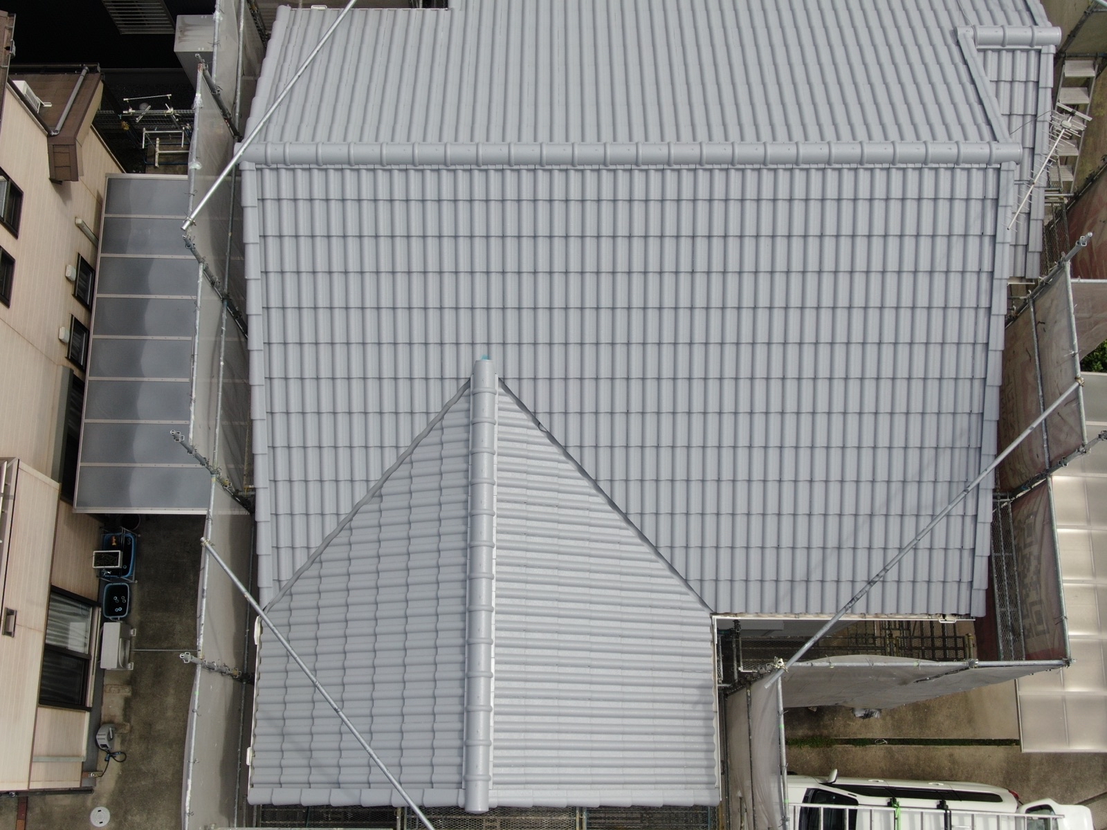 【和歌山市】　F様邸<br>『遮熱効果抜群のエコグレーの屋根とパールホワイトの外壁がおしゃれで素敵な仕上がりに…✧₊°』4