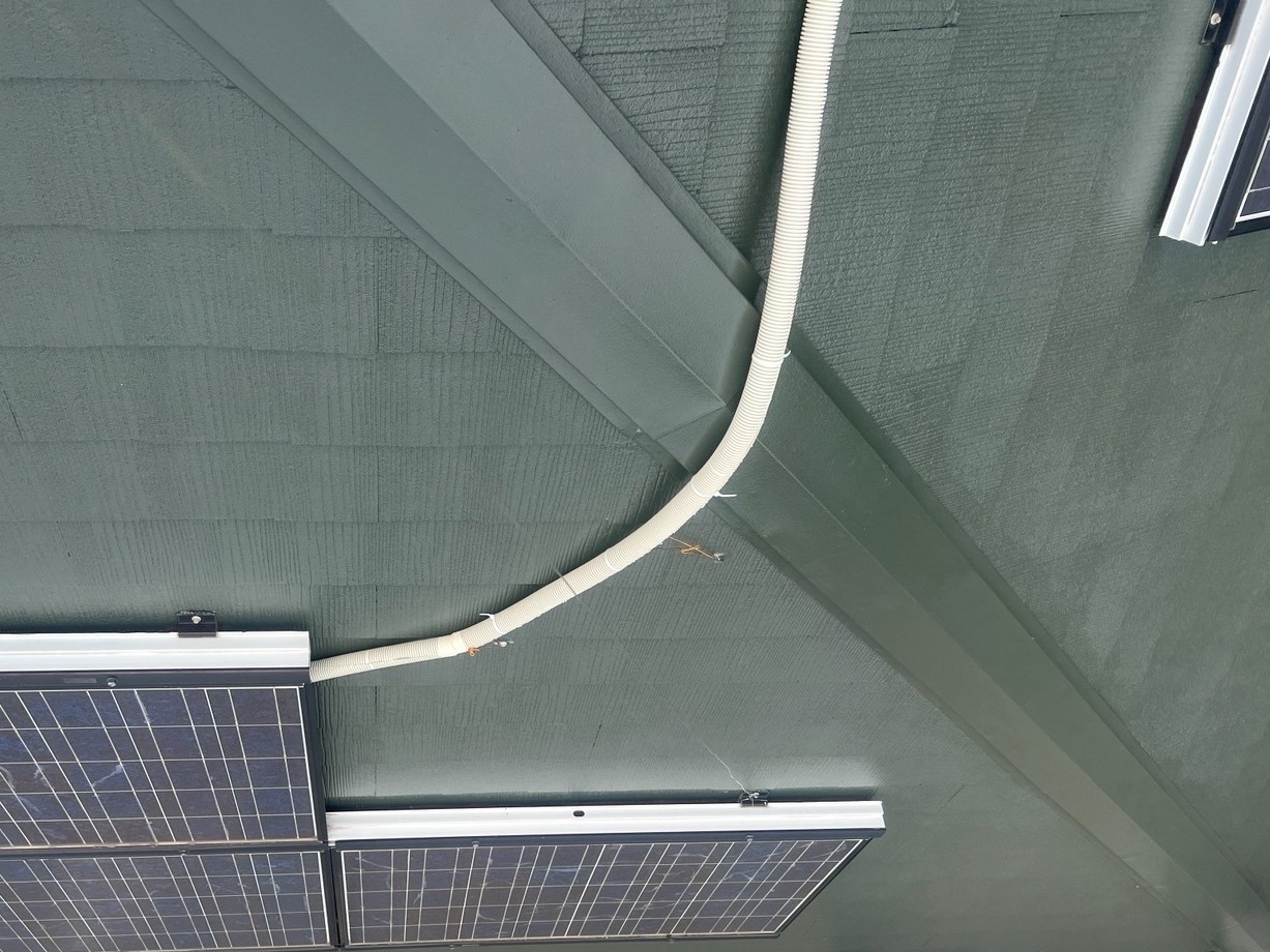 【和歌山市】　S様邸<br>『グレージュの外壁にグリーンの屋根が上品な仕上がりに…✧₊°』ウルトラTOP塗布6