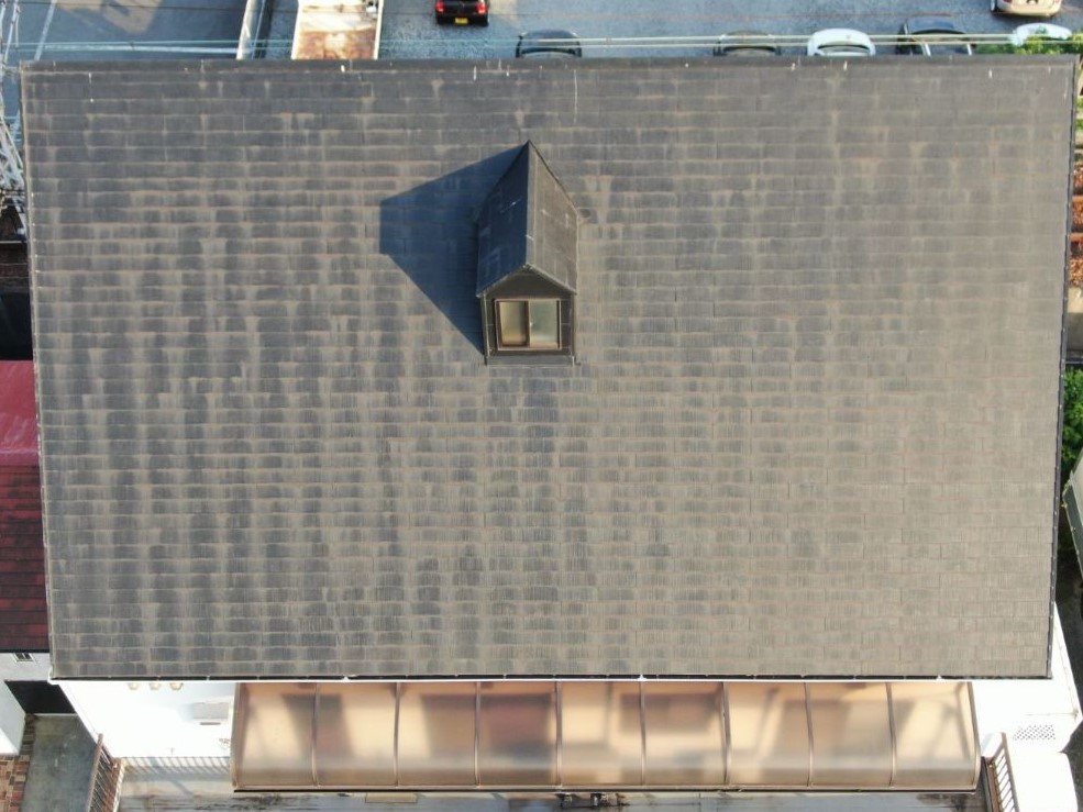 【和歌山市】　S様邸<br>『マリンブルーの外壁にニューブラウンの屋根がおしゃれで素敵な仕上がりに…✧₊°』インテグラルコート塗布5