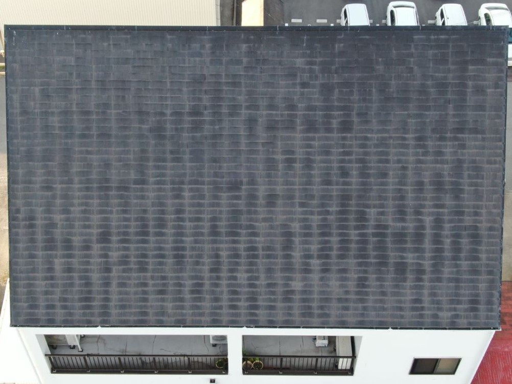 【和歌山市】　S様邸<br>『マリンブルーの外壁にニューブラウンの屋根がおしゃれで素敵な仕上がりに…✧₊°』インテグラルコート塗布3