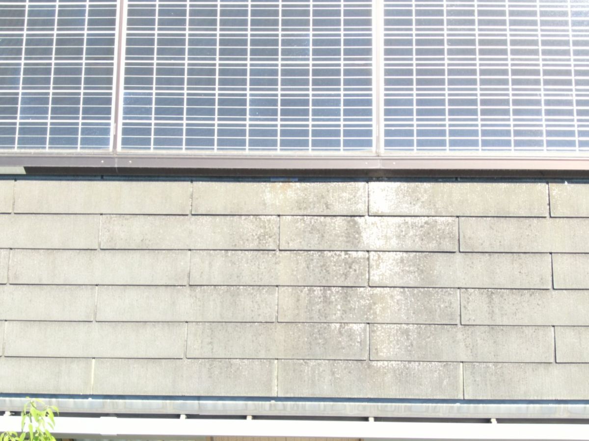 【和歌山市】　K様邸<br>『グレージュの外壁にグリーンの屋根が美しく新築のように素敵な仕上がりに…✧₊°』インテグラルコート塗布5