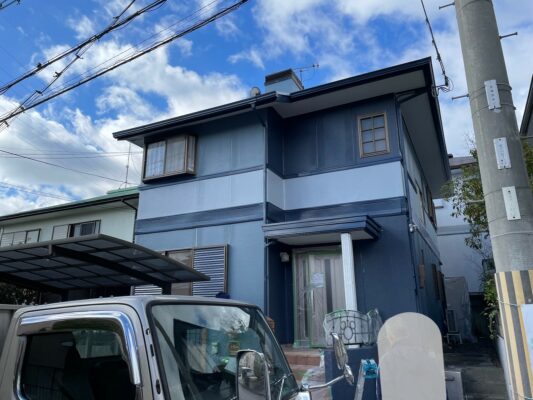 和歌山市密着の外壁塗装・屋根塗装専門店エースペイントの足場解体後のお写真