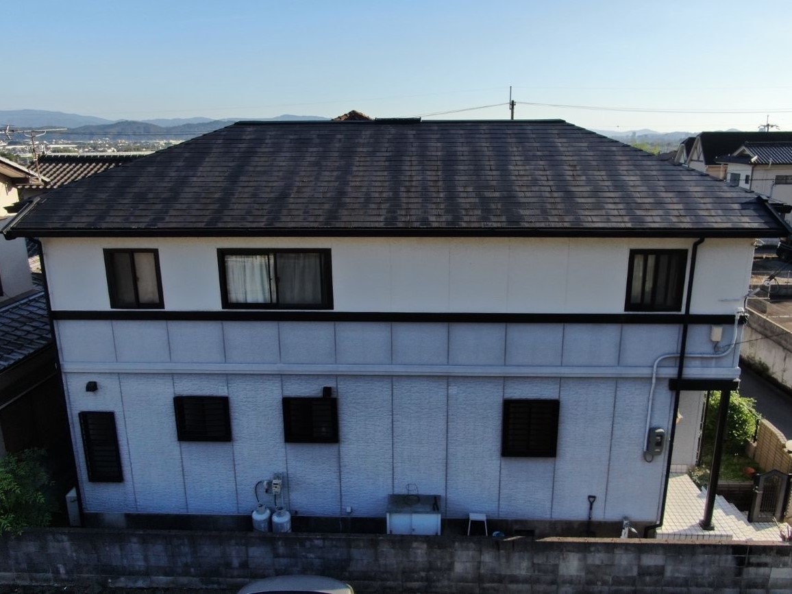 【和歌山市】　K様邸<br>『グレージュの外壁にグレーの屋根がオシャレで素敵な仕上がりに…✧₊°』1