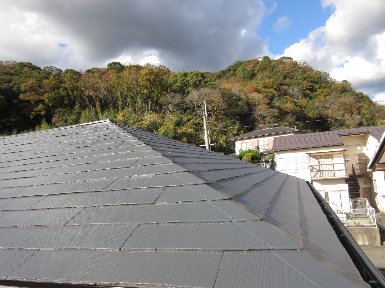 【和歌山市】　K様邸<br>『グレージュの外壁にグレーの屋根がオシャレで素敵な仕上がりに…✧₊°』4