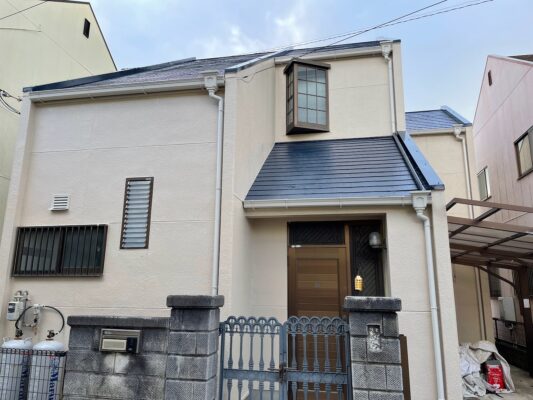 和歌山市密着の外壁塗装・屋根塗装専門店エースペイントの足場解体後のお写真