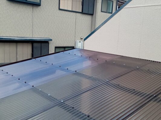 和歌山市密着の外壁塗装・屋根塗装専門店エースペイントの波板張り替え施工後