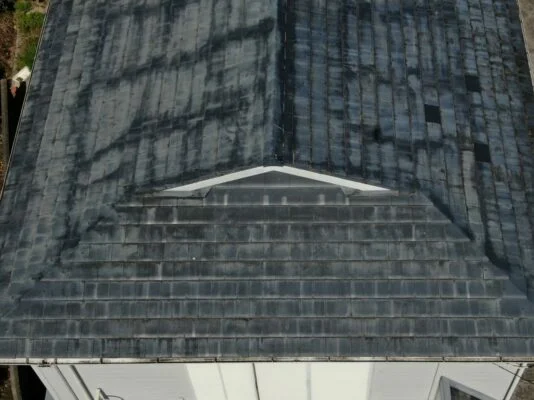 【和歌山市】　T様邸<br>『エコグレーの屋根にグレージュの外壁が穏やかな印象の素敵な仕上がりに…✧₊°』インテグラルコート塗布5