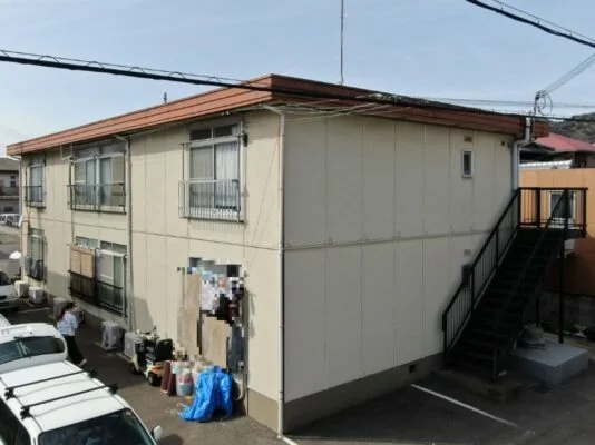 【和歌山市】　N様邸ハイツ<br>『グレージュの外壁とグレーの屋根が落ち着いた印象の素敵な仕上がりに…✧₊°』1