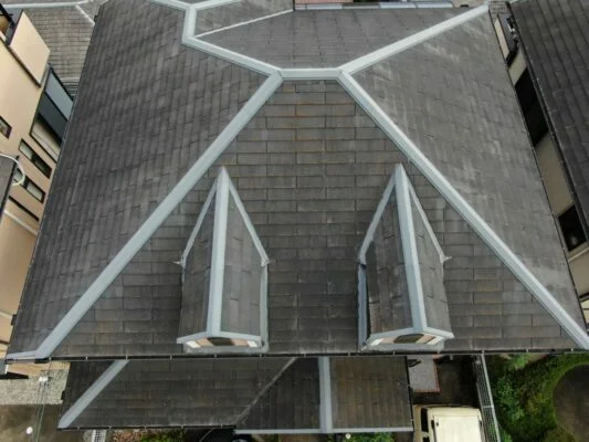【橋本市】　M様邸<br>『ブラックの屋根にチャコールベージュの外壁が新築のように素敵な仕上がりに…✧₊°』3