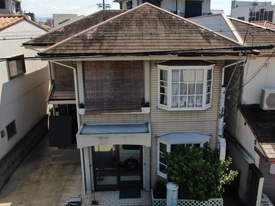 【和歌山市】　M様邸<br>『グレージュの外壁にブラウンの屋根が新築のように素敵な仕上がりに…✧₊°』1