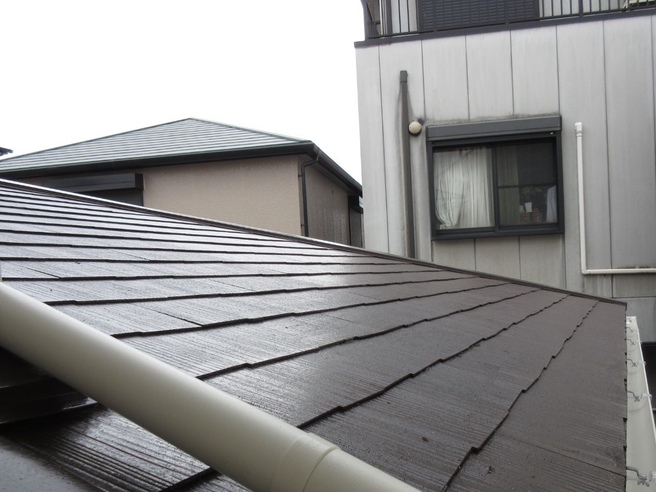 【和歌山市】　M様邸<br>『グレージュの外壁にブラウンの屋根が新築のように素敵な仕上がりに…✧₊°』6