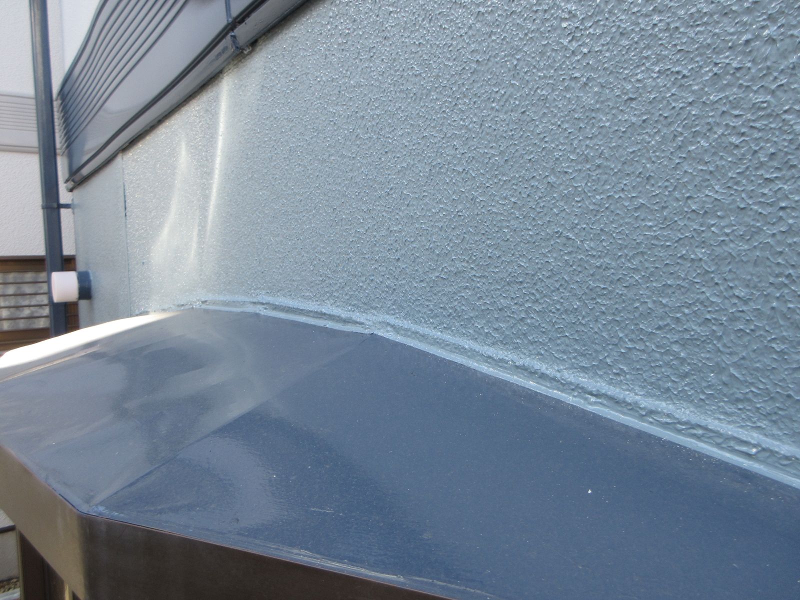 【和歌山市】　K様邸<br>『ブルーのグラデーションで揃えた外壁と屋根がハイセンスで素敵な仕上がりに…✧₊°』12