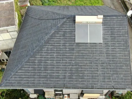 【海草郡】　T様邸<br>『キャメルベージュの外壁にブラックの屋根が温もり溢れる素敵な仕上がりに…✧₊°』ウルトラTOP塗布3