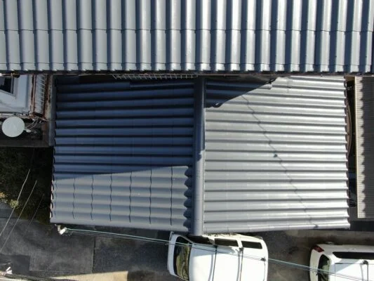 【和歌山市】　M様邸<br>『グレージュの外壁にダークグレーの屋根が落ち着いた印象の素敵な仕上がりに…✧₊°』ウルトラTOP塗布6