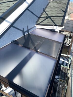和歌山市密着の外壁塗装・屋根塗装専門店エースペイントの外壁塗装　テラス交換